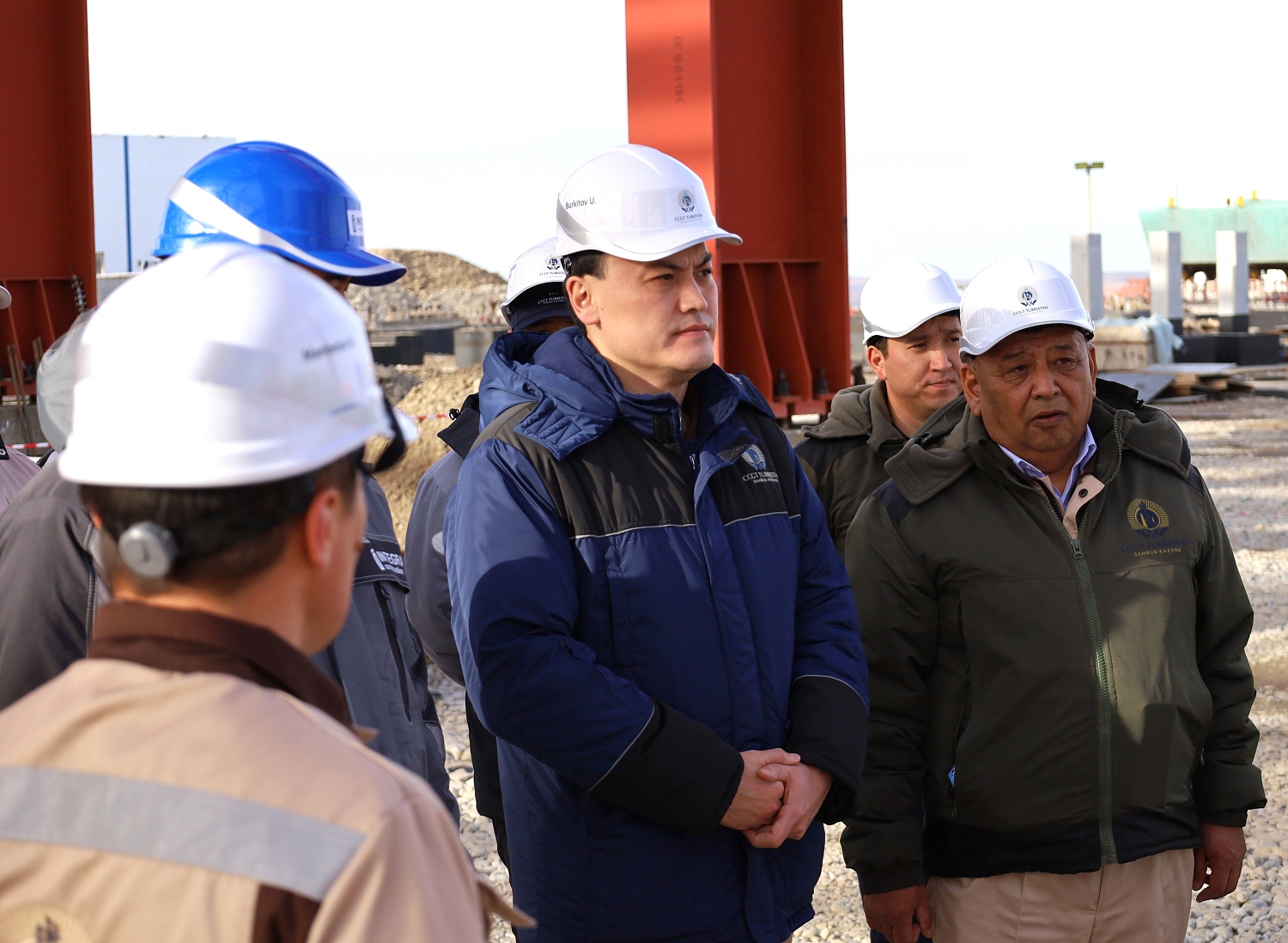 На ПГУ Туркестан завершен монтаж третьей газовой турбины