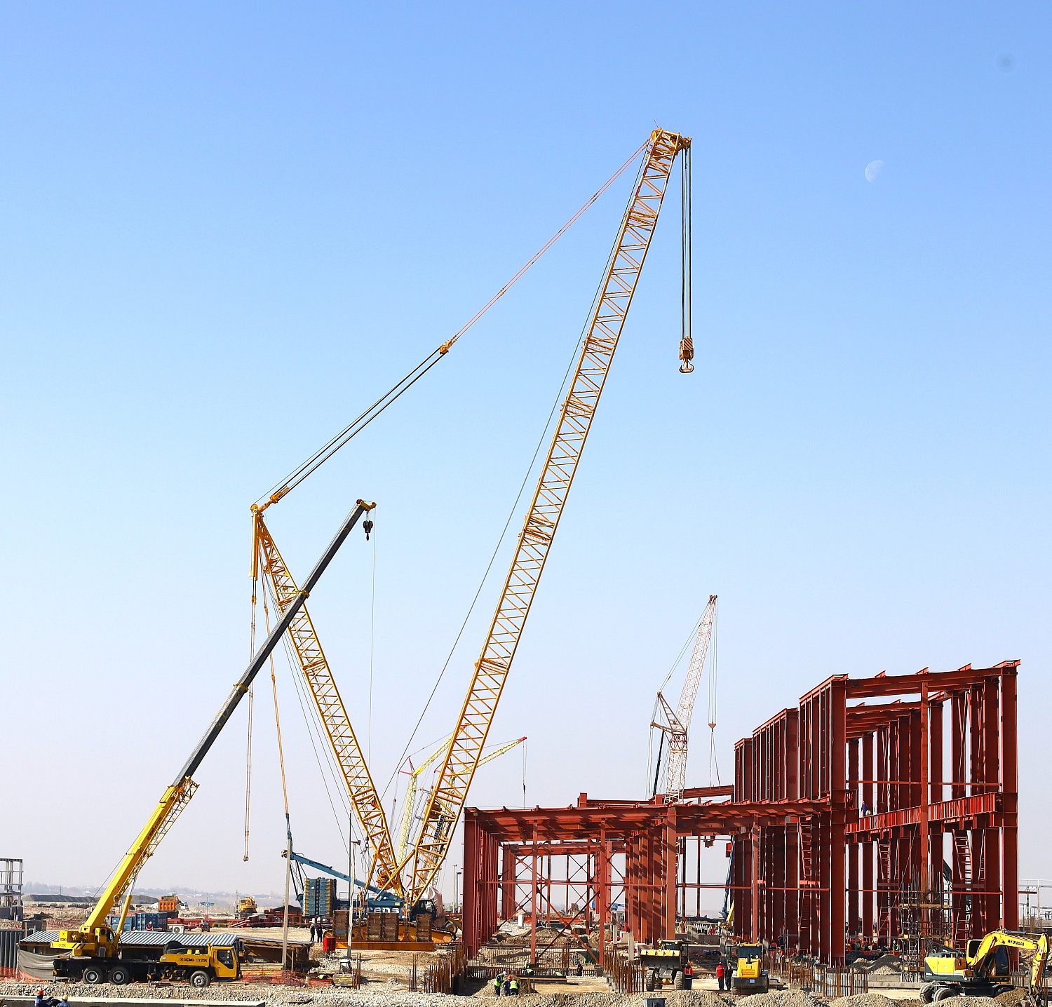 Первая газовая турбина установлена в главном корпусе «ПГУ Туркестан»