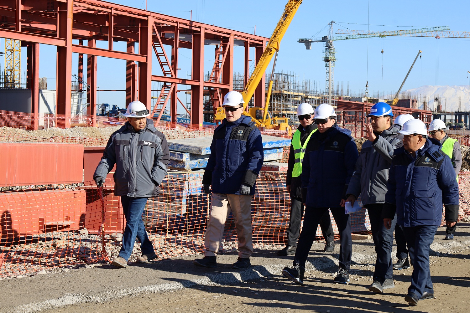 «Samruk-Kazyna Construction» АҚ басшылығы «Түркістан БГҚ» ЖШС-не жұмыс сапарымен келді
