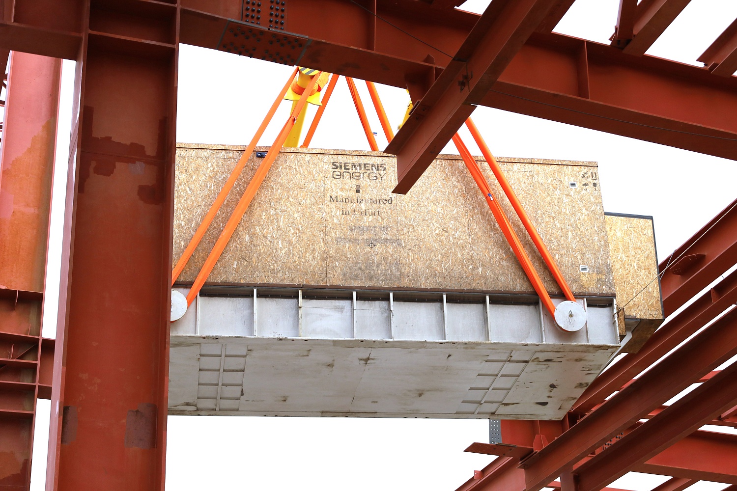 Установлен генератор газовой турбины Siemens Energy