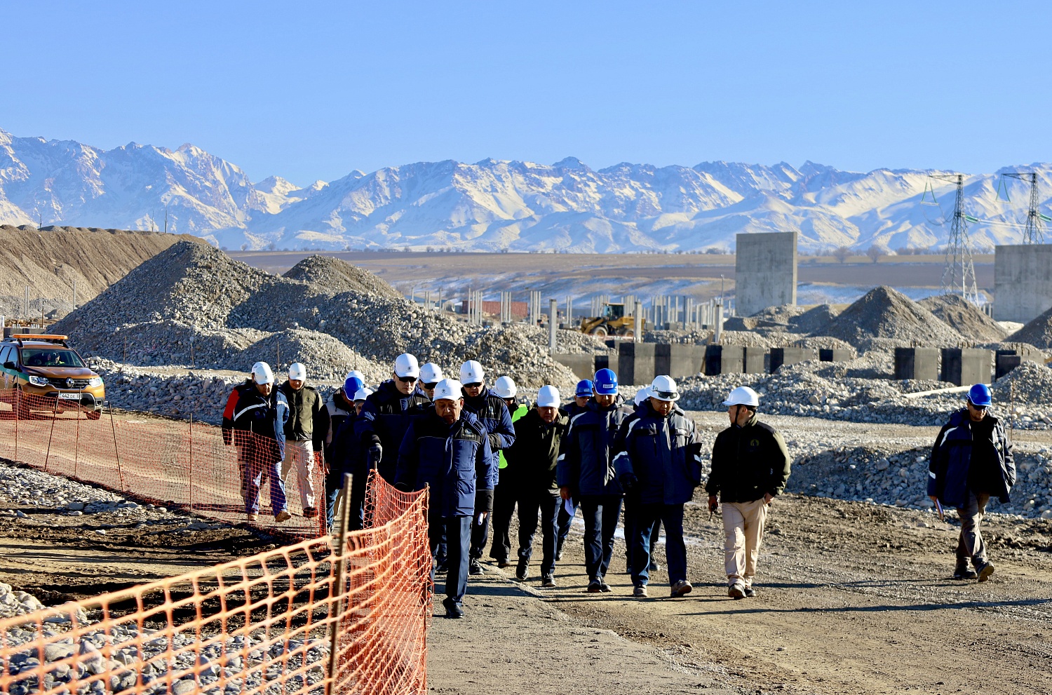 Руководство АО «Samruk-Kazyna Construction» совершило рабочий визит в ТОО «ПГУ Туркестан» 