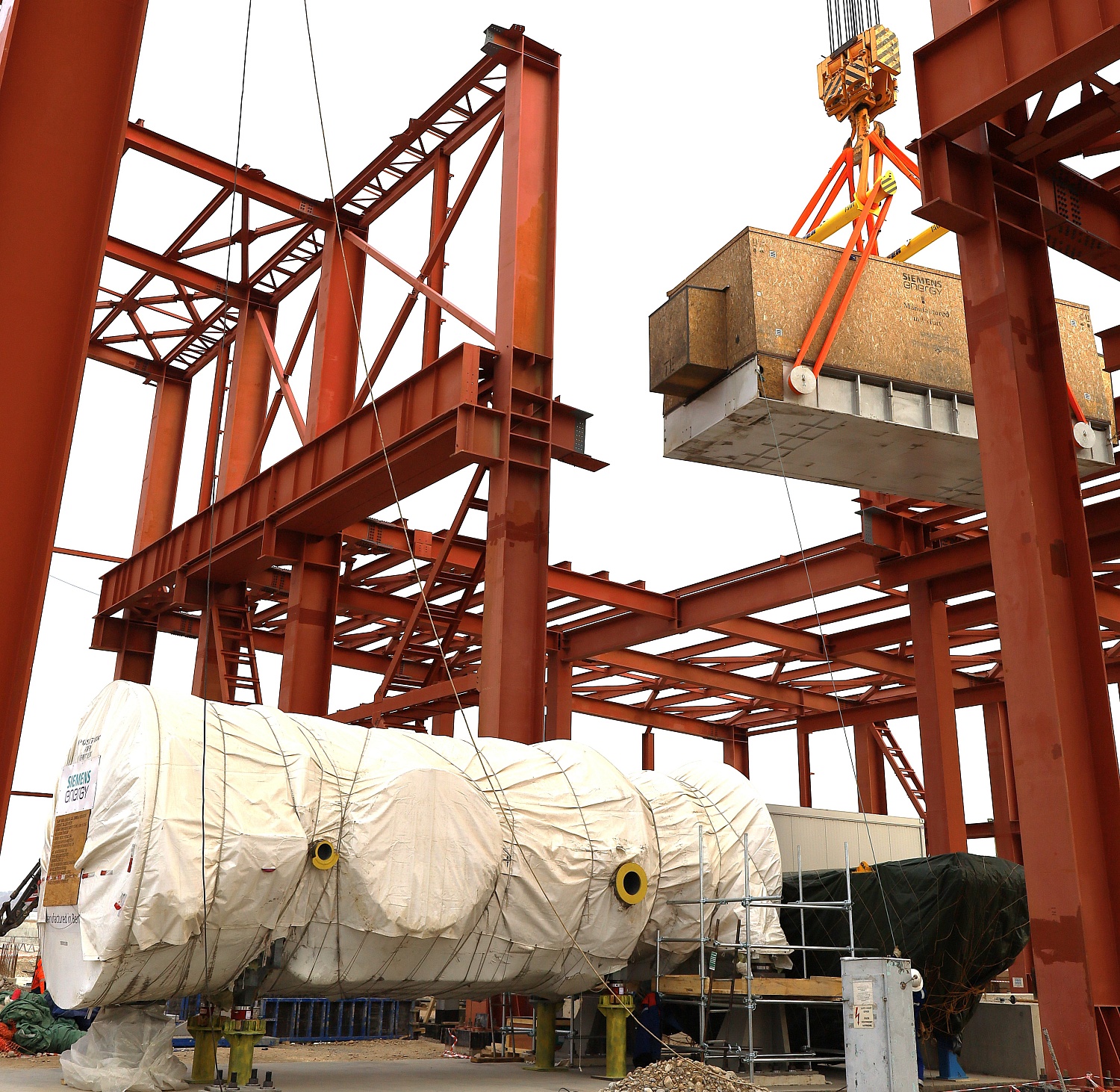 Установлен генератор газовой турбины Siemens Energy