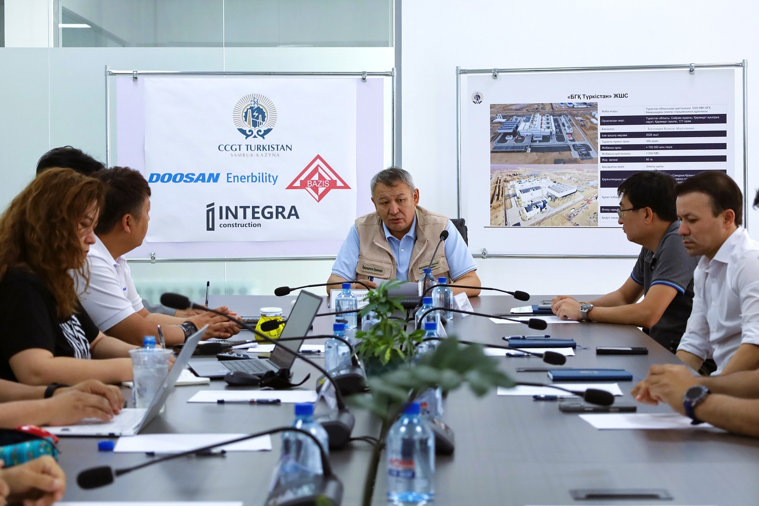 Подписано дополнительное соглашение между ТОО «ПГУ Туркестан» и Doosan Enerbility