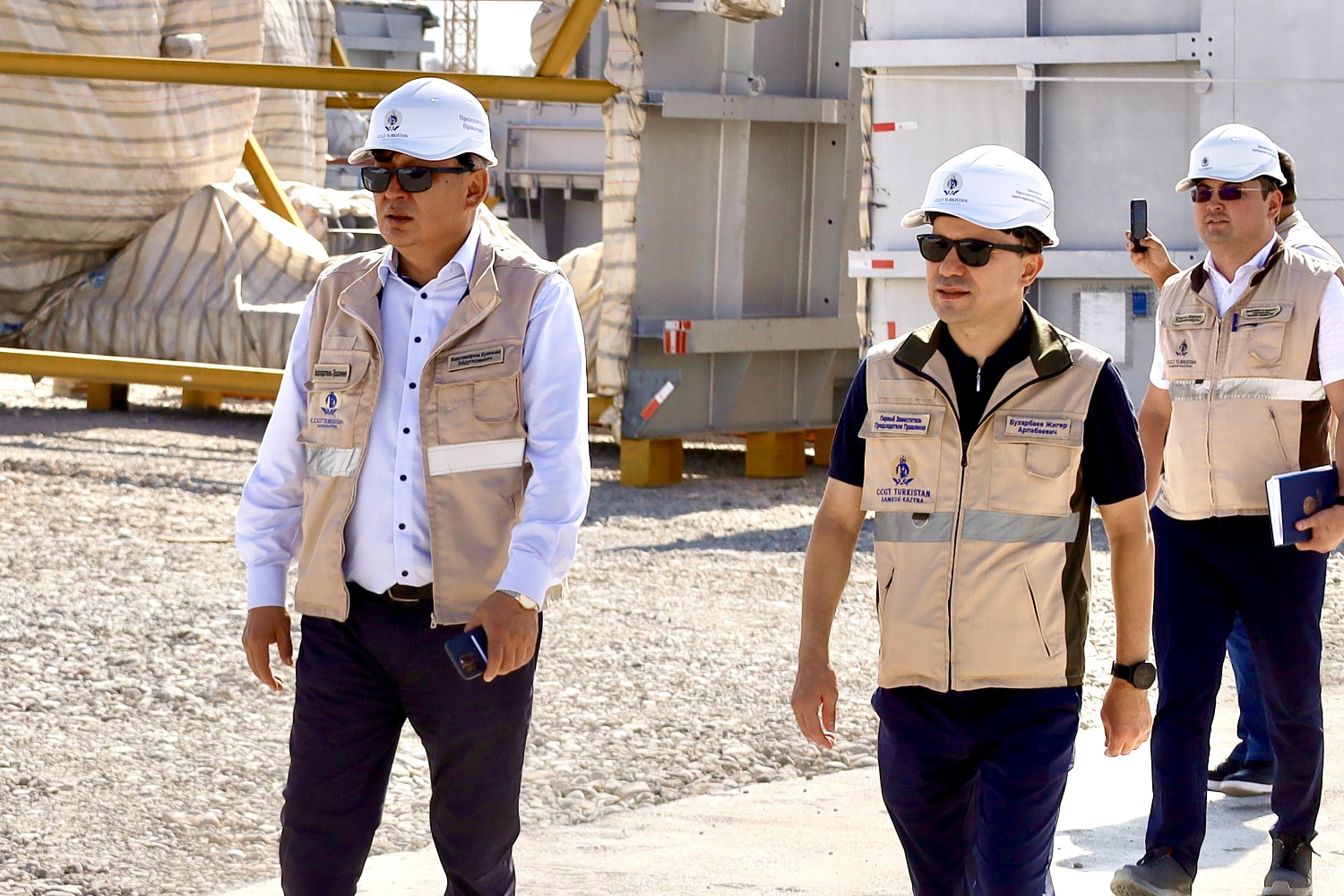 На площадку «ПГУ Туркестан» доставлена вторая газовая турбина 