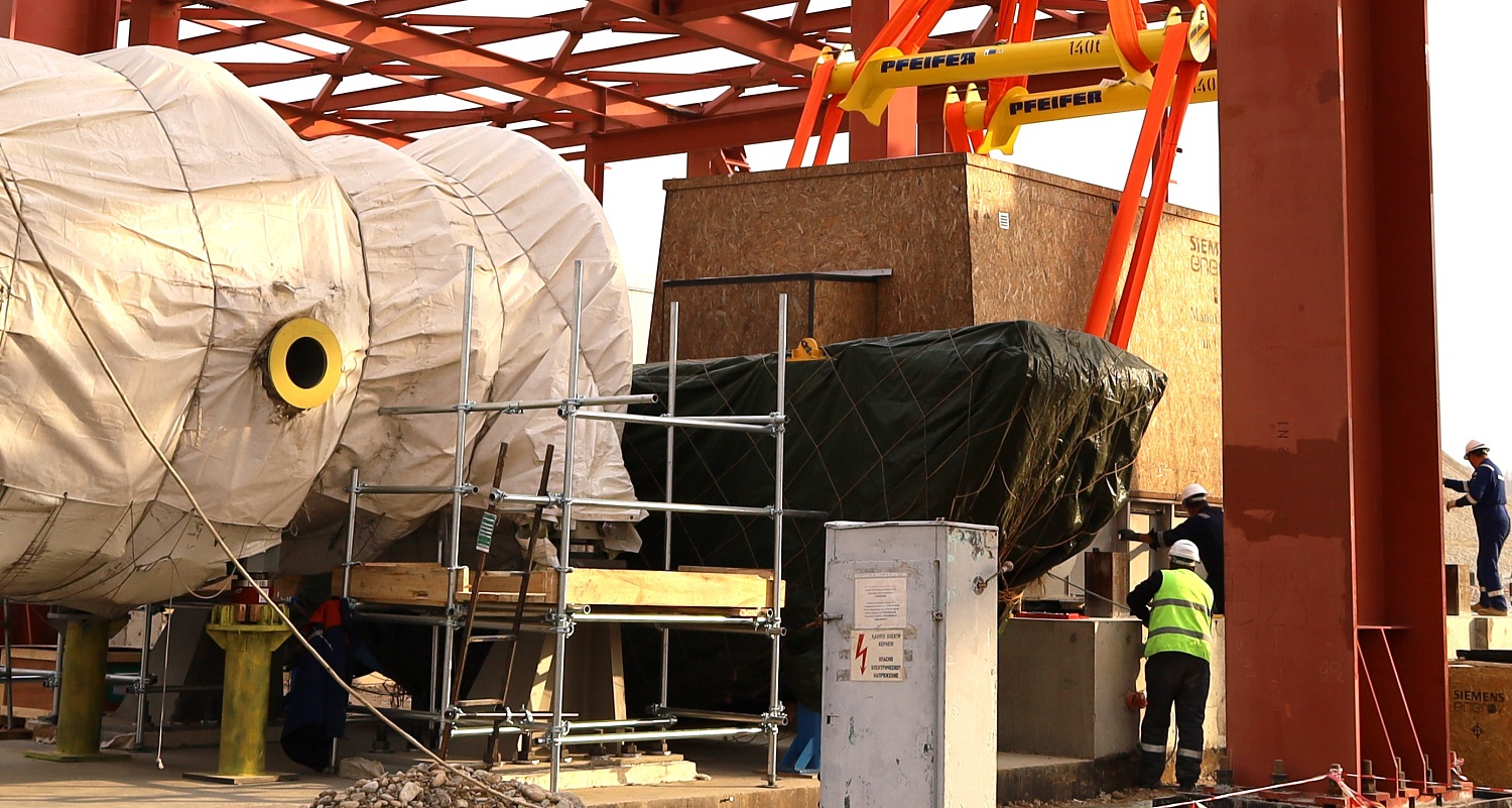 Siemens Energy газ турбинасының генераторы орнатылды