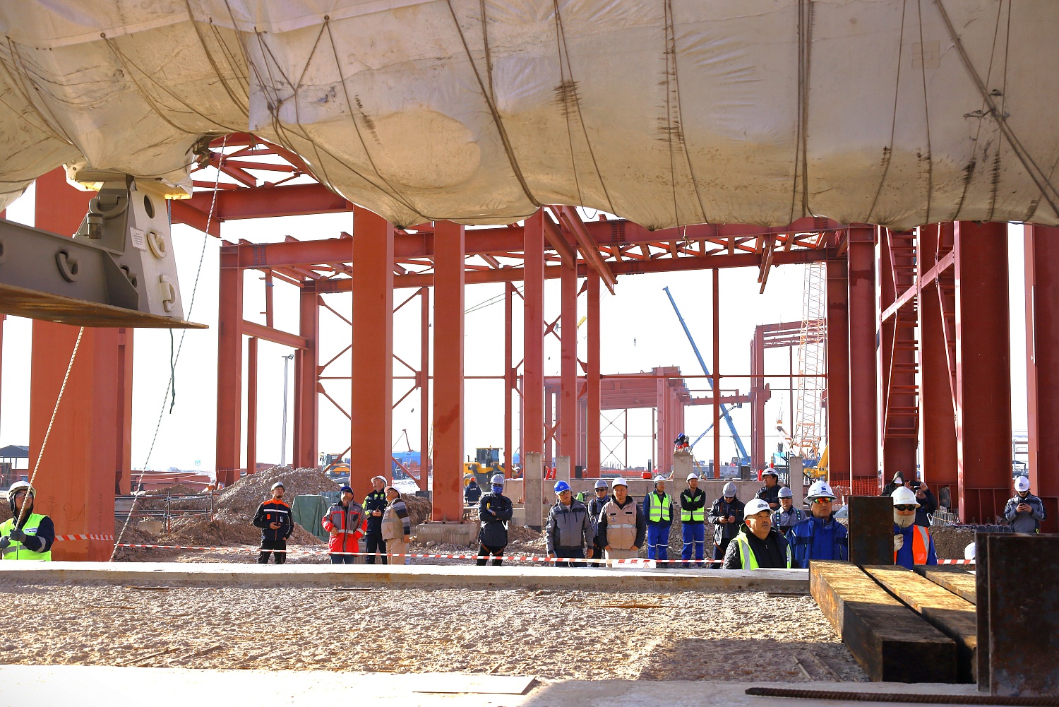 Первая газовая турбина установлена в главном корпусе «ПГУ Туркестан»