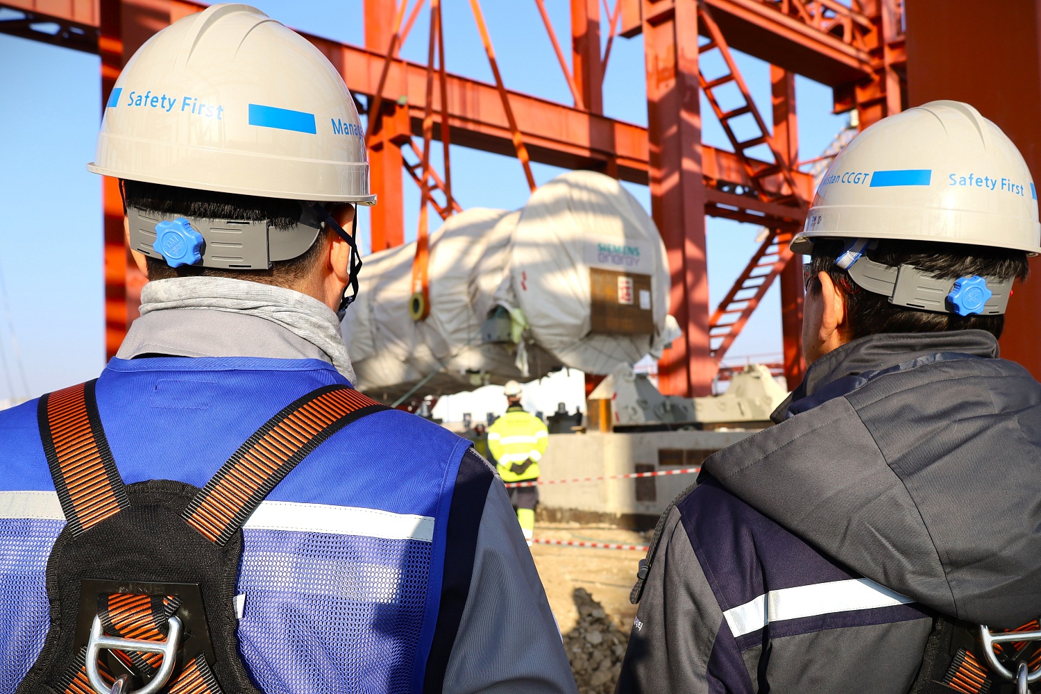 Первая газовая турбина установлена в главном корпусе «ПГУ Туркестан»