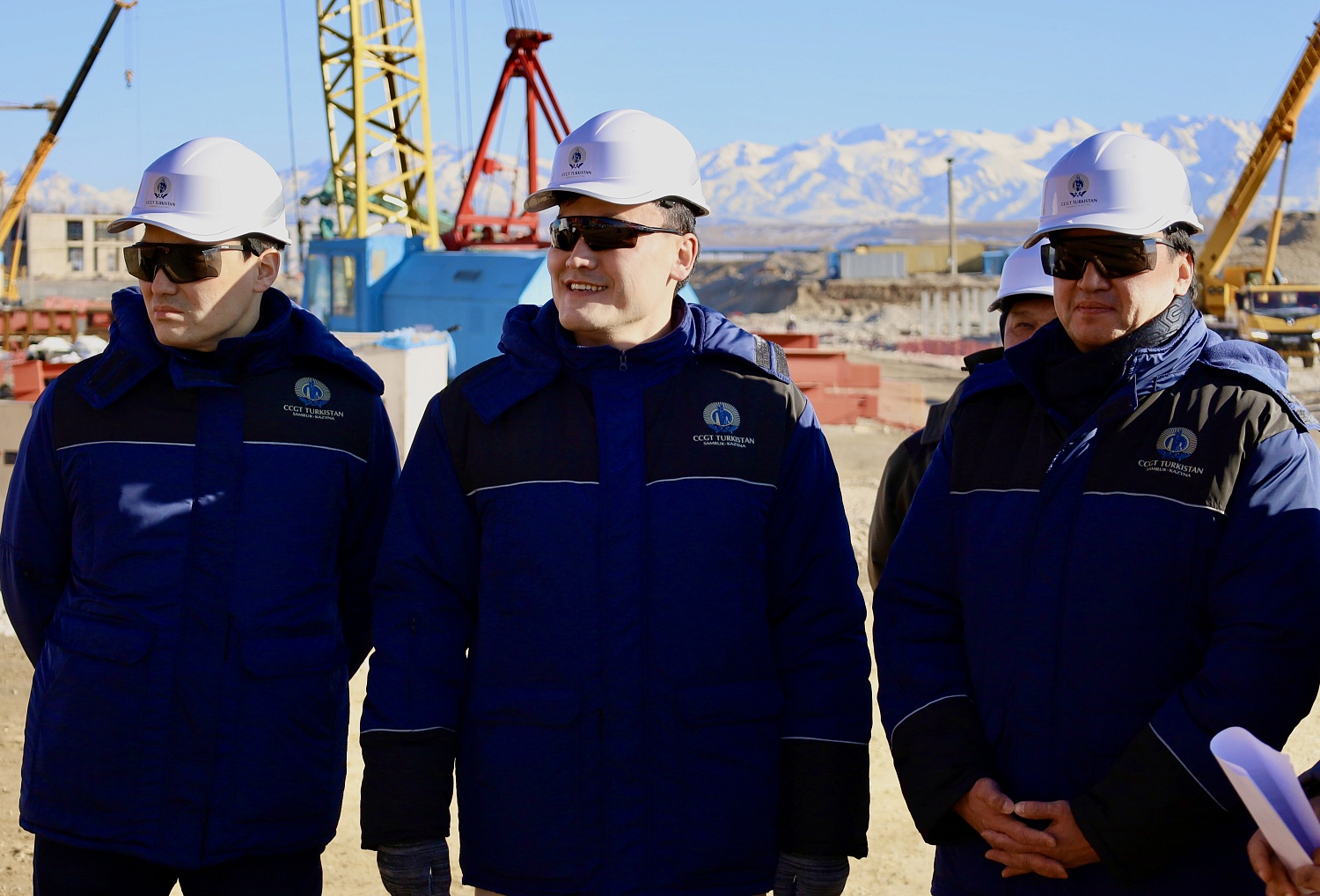 Руководство АО «Samruk-Kazyna Construction» совершило рабочий визит в ТОО «ПГУ Туркестан» 